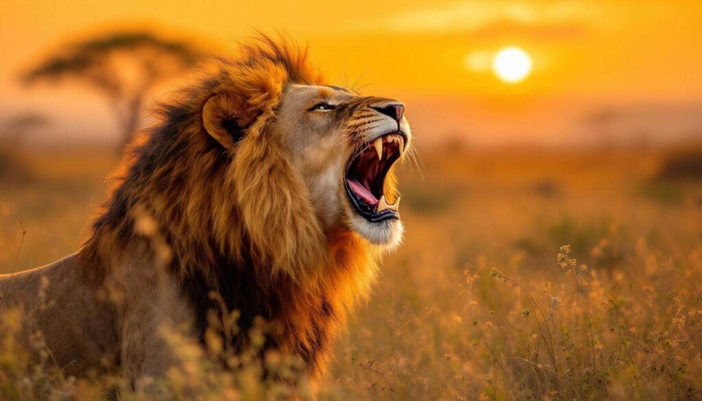 A new type of lion roar could help protect the iconic big cats