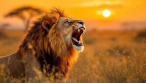 A new type of lion roar could help protect the iconic big cats