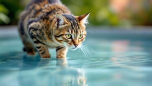 Cats can overcome fear of water to benefit from aquatic therapy
