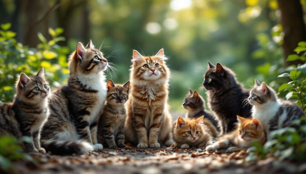 Did any cat breeds develop naturally?