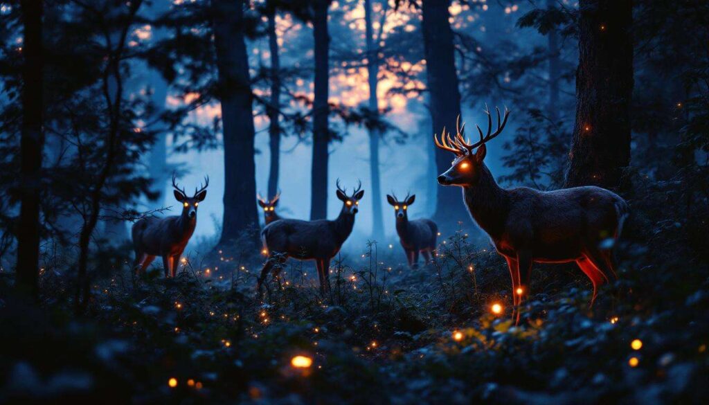 Glowing urine and shining bark: Scientists discover the secret visual language of deer