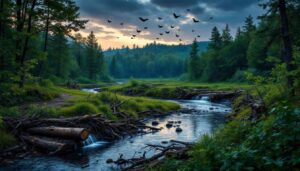 Beavers create habitats for bats and support endangered species