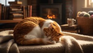 Why cats bury their face in their paws when sleeping: a forgotten gesture of absolute trust