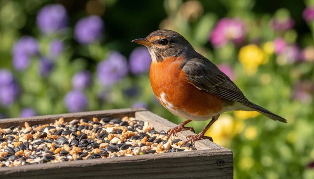 What to put in your bird feeder for robins: 3 ingredients that actually work
