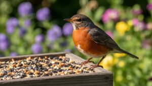 What to put in your bird feeder for robins: 3 ingredients that actually work