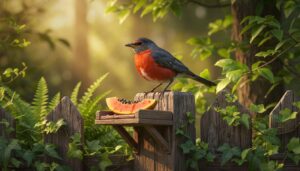 1 fruit that makes robins returning visitors to your garden