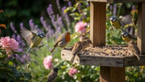 Bird feeders and disease: why the RSPB has stopped selling flat tables