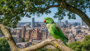 Ring-necked parakeets now breed from Plymouth to Aberdeen – and experts call it unstoppable