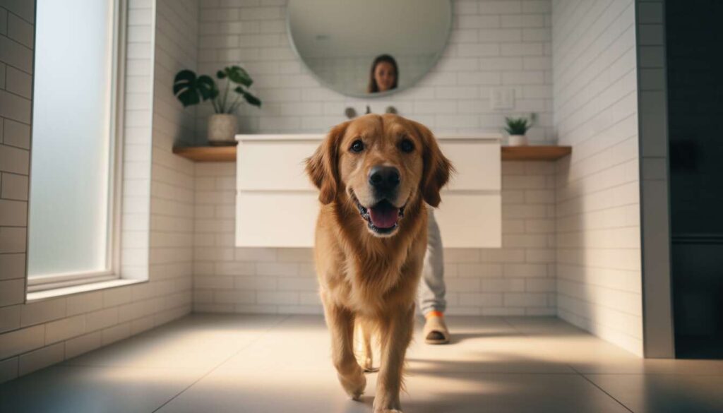 Why your dog follows you everywhere, even to the bathroom