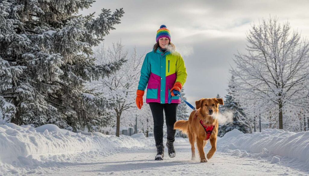 Walking your dog in winter: three essential precautions to avoid accidents
